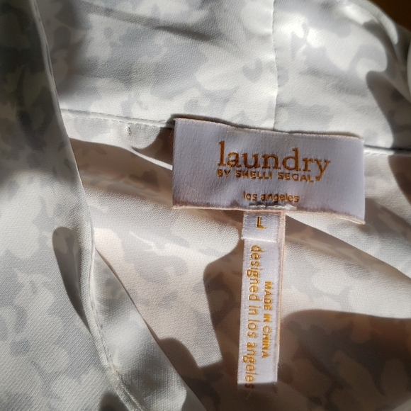 Laundry grey and white patterned blouse - Picture 5 of 5